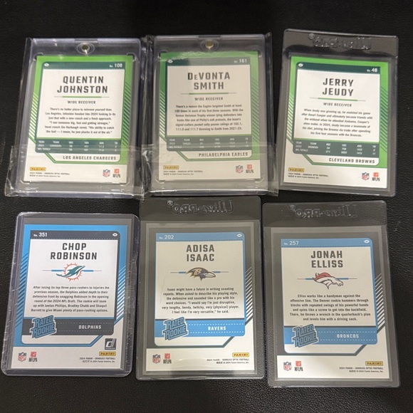 NFL Panini Optic Football Mystery Trading Card Lot (6 Cards) - Picture 2 of 2